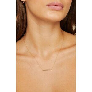 BYCHARI Waimea Necklace in Gold New Womens Crystal Jewelry